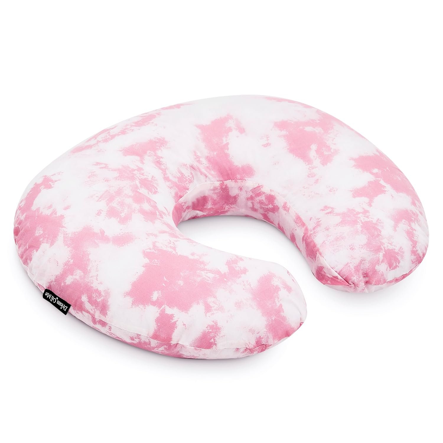 Dream On Me Beeboo Nursing Pillow and Positioner, Breastfeeding and Bottlefeeding Pillow, Removable and Washable Pillow Cover, Soft and Breathable Fabric, Pink