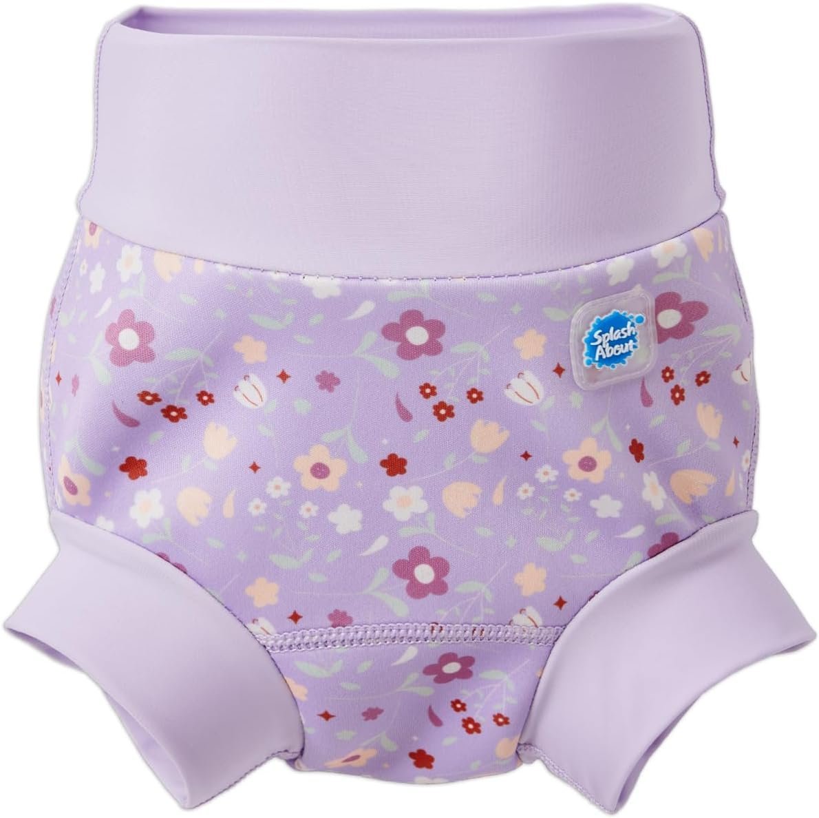 Splash About Happy Nappy Reusable Swim Diaper, Lilac Spring, 12-24 Months